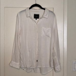 Rails white button up